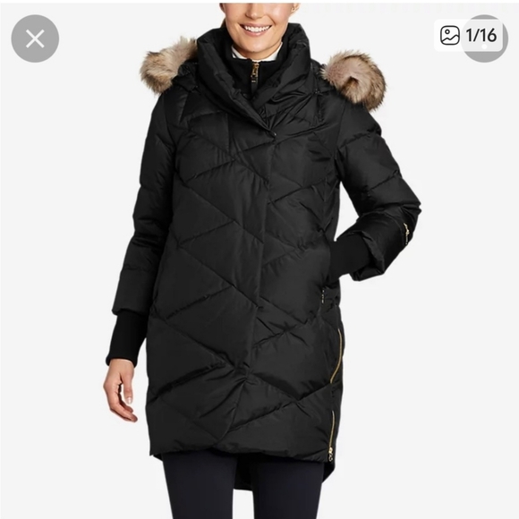 Eddie Bauer Centennial Collection Evertherm Down Parka Puffer Puffy Coat Size XL - Picture 1 of 16